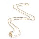 Brass Cable Chain Necklace Marking(X-SW028-G-NF)-1