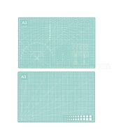 A3 Plastic Cutting Mat, Cutting Board, for Craft Art, Rectangle, Medium Aquamarine, 30x45cm(WG57357-06)