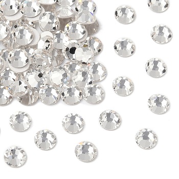 Preciosa&reg MAXIMA Crystal No Hotfix Flatback Stones, Czech Crystal, Dura Foiling, Round(438 11 615 Chaton Rose), 00030 Crystal, SS16(3.8~4mm)