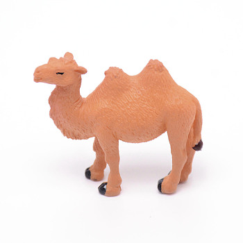 (Clearance Sale)Camel Shaped Plastic Home Ornaments, for Plants Display Decoration, Chocolate, 42.5x14.5x40.5mm