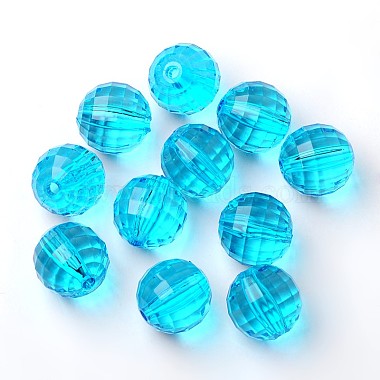 Transparent Acrylic Beads(PL544Y-8)-2