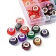 70Pcs 10 Colors Transparent Resin European Beads(RPDL-YW0001-05)-2