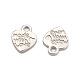 Ideas for Valentines Day Gifts Tibetan Style Alloy Pendants(TIBEP-LF0004Y-P)-2