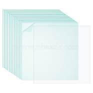 PC Protect Mirror, for Electric Welding Mask, Rectangle, Aquamarine, 133x114x0.5mm(AJEW-WH0513-41)