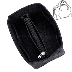 Wool Felt Purse Organizer Insert, Mini Envelope Handbag Shaper Premium Felt, Bag Accessories, Rectangle, Gray, 20x15.5x15.5cm(FIND-WH0127-57B)