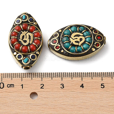 Handgemachte tibetischen Stil Perlen(KK-G473-01AG)-4