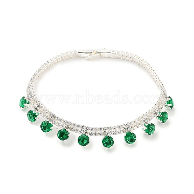 Green Diamond Cubic Zirconia Bracelets