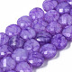 Opaque Baking Painted Crackle Glass Beads Strands(EGLA-T008-19H)-1