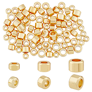 90Pcs 3 Style Rack Plating Brass Beads, Column, Cadmium Free & Lead Free, Long-Lasting Plated, Real 18K Gold Plated, 5~7x3~5mm, Hole: 2~4mm, 30pcs/style(KK-HY0001-72)