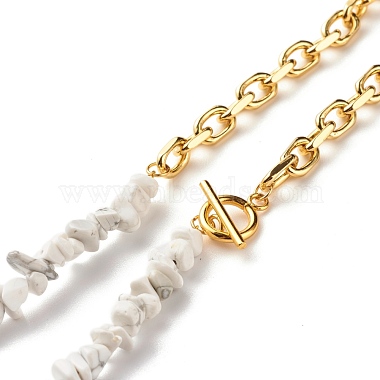 Synthetic Howlite Chip Beads Jewelry Set(SJEW-JS01223-02)-6
