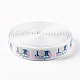 Single Face Word Love with Volleyball Printed Polyester Grosgrain Ribbons(SRIB-P019-04)-1