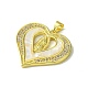 Real 18K Gold Plated Brass Micro Pave Cubic Zirconia Pendants(KK-H472-14G-02)-2