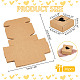 Coffrets cadeaux de rangement en papier kraft coeur carré creux(CON-WH0095-66B)-2