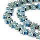 Electroplate Synthetic Non-magnetic Hematite Beads(G-I317-03I)-2