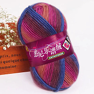 Wool Yarn, for Weaving, Knitting & Crochet, Colorful, 2.5mm(PW-WG24634-09)