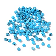 Synthetic Blue Turquoise Cabochons, Half Round/Dome, 2x1mm(G-F528-31-2mm)