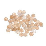 Natural Sunstone Gemstone Cabochons, Half Round, 3x1.5mm(G-Q173-01A-03)