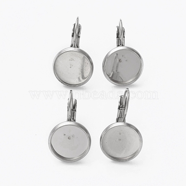 Stainless Steel Color 304 Stainless Steel Earring Settings
