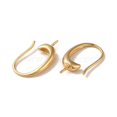 Rack Plating Brass Earring Hooks(KK-G480-09LG)-2