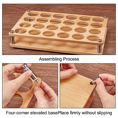 24-Loch-Bambusglashalter-Präsentationsständer(ODIS-WH0061-08A)-4