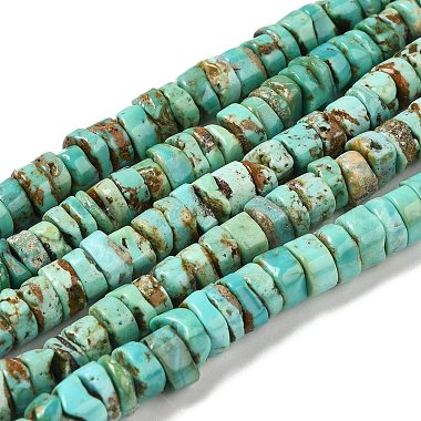 Disc Natural Turquoise Beads