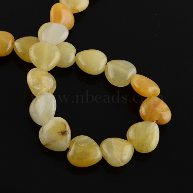 Chapelets de perle en jade de topaze naturelle(G-R190-08)-2