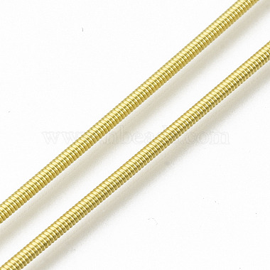 French Bullion Round Copper Craft Wire(KK-R115-01G)-3