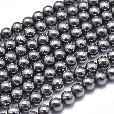 4mm Round Terahertz Stone Beads