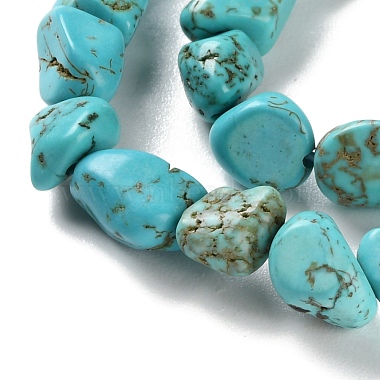 Dyed & Heated Natural Turquoise Beads Strands(G-P497-01C-17)-4