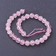 Natural Rose Quartz Beads Strands(X-G-C076-6mm-3)-2