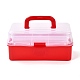Rechteckige tragbare Aufbewahrungsbox aus PP-Kunststoff(CON-D007-01D)-1