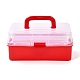 Rectangle Portable PP Plastic Storage Box(CON-D007-01D)-1