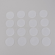 Acrylic Board, Flat Round, Clear, 50x2mm(TACR-SZC0001-01A)