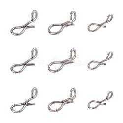 Stainless Steel Fishing Fishhook Connector, Fishing Tackle, Gunmetal, 180pcs/box(STAS-FH0001-09)