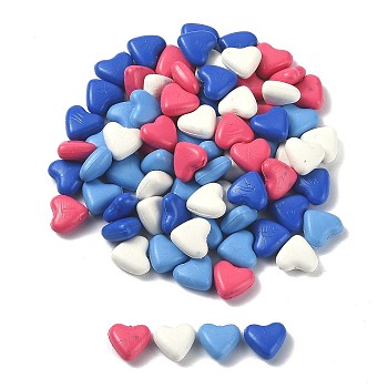 Sealing Wax Particles, for Retro Seal Stamp, Heart, Mixed Color, about 20pcs/color, 12.5x13.5x6.5mm, 1color/bag, 4 colors, 4bags/set