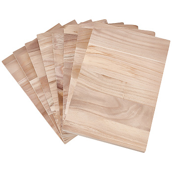 Wood Boards for Taekwondo Performances, Rectangle, PapayaWhip, 295~296x199~200x15.5mm