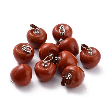 Fruit Red Jasper Pendants