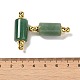 Natural Mixed Stone Connector Charms(G-Z039-01G)-4