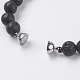 Natural Lava Rock Beads Stretch Bracelets(BJEW-I241-12M)-3