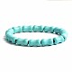 bracelet turquoise avec bracelet corde élastique(DZ7554-31)-1