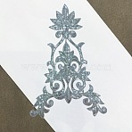 Polyester Clothing Patches, Aqua, 400x260mm(PATC-WH0816-008C)