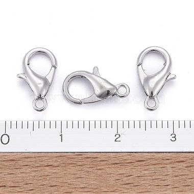 Zinc Alloy Lobster Claw Clasps(X-E102)-4