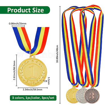 3Pcs 3 Colors Alloy Medal(AJEW-FH0005-80)-2