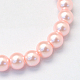 Baking Painted Pearlized Glass Pearl Round Bead Strands(HY-Q330-8mm-70)-2