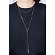 SHEGRACE Rhodium Plated 925 Sterling Silver Lariat Necklace(JN645A)-3