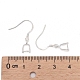 925 Sterling Silver Earring Hooks Findings(STER-I014-28S)-3