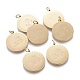 Ion Plating(IP) 304 Stainless Steel Pendants(STAS-I164-008G)-1