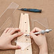 Globleland 7pcs 7 styles outils de blocs d'estampage en acrylique transparent(DIY-GL0004-22)-3