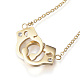 304 Stainless Steel Pendant Necklaces(NJEW-N0071-12G)-1