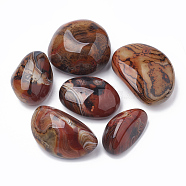 Madagascar Natural Sardonyx Agate Home Decorations, Display Decorations, Large Tumbled Stones, Healing Stones for Chakras Balancing, Crystal Therapy, Meditation, Reiki, Nugget, 30~90x30~60x20~40mm(G-T104-02)